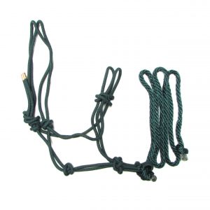 Cabezada de cuerda verde