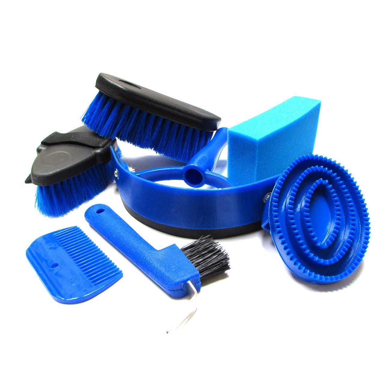 Kit de limpieza 7 piezas azules